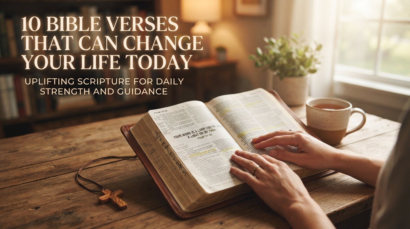 10 Bible Verses That Can Change Your Life Today