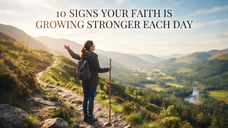 10 Signs Your Faith Is Growing Stronger Each Day
