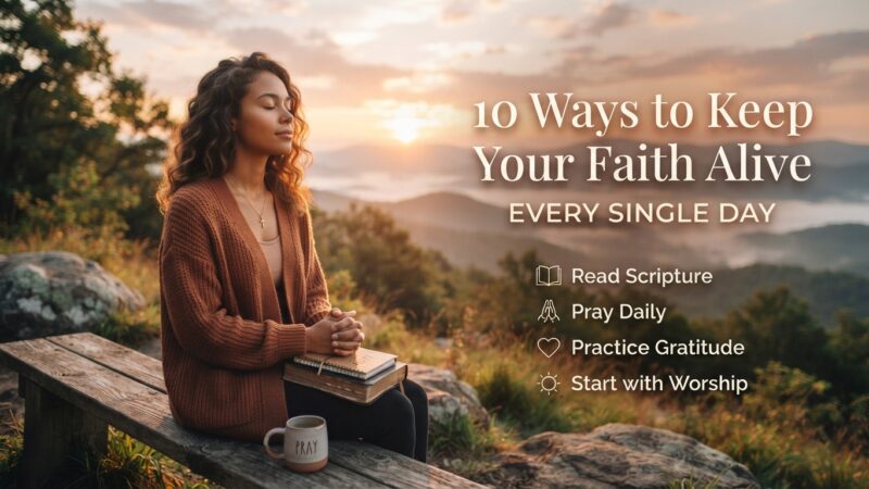 10 Ways to Keep Your Faith Alive Every Single Day