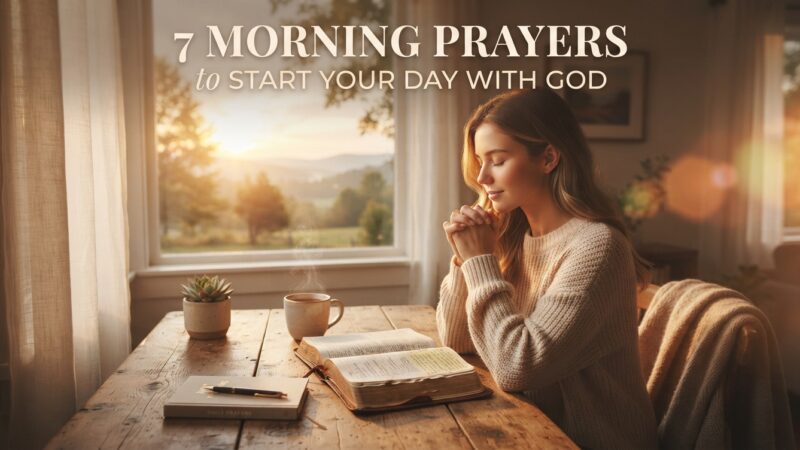 7 Morning Prayers to Start Your Day With God