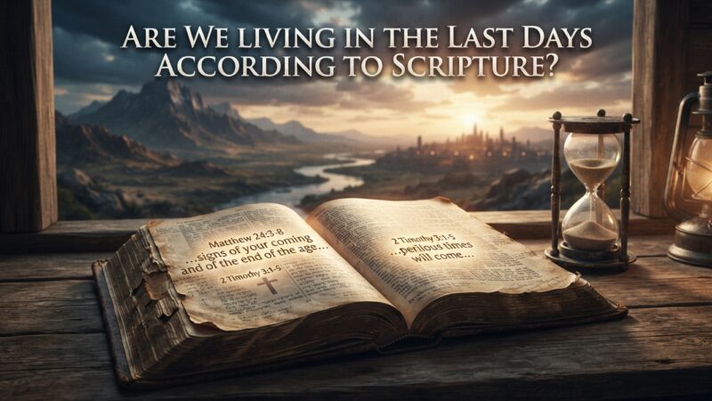 Are We Living in the Last Days According to Scripture?